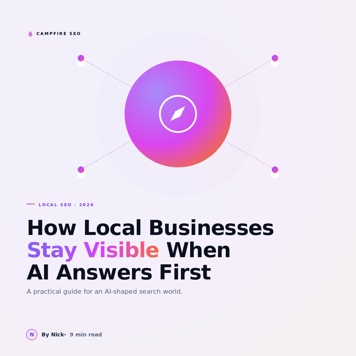Hero image for How Local Businesses Stay Visible When AI Answers First